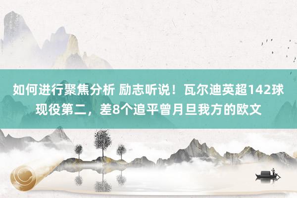 如何进行聚焦分析 励志听说！瓦尔迪英超142球现役第二，差8个追平曾月旦我方的欧文