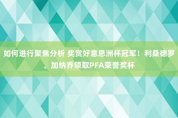 如何进行聚焦分析 奖赏好意思洲杯冠军！利桑德罗、加纳乔领取PFA荣誉奖杯