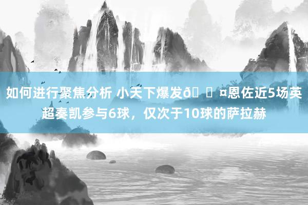 如何进行聚焦分析 小天下爆发😤恩佐近5场英超奏凯参与6球，仅次于10球的萨拉赫